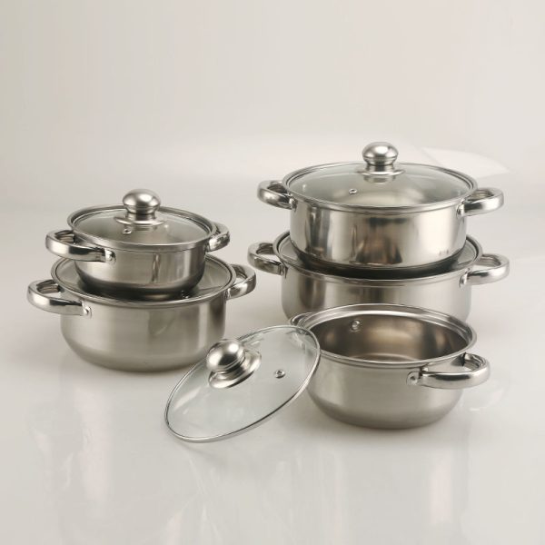 HDMY10P Stainless Steel Colorful Cooking Pots Sets - Image 9