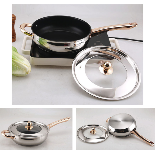 Cooking Pots Set Factory Supplying 12 pcs Cookware Drum-shaped Soup Pot - Image 7